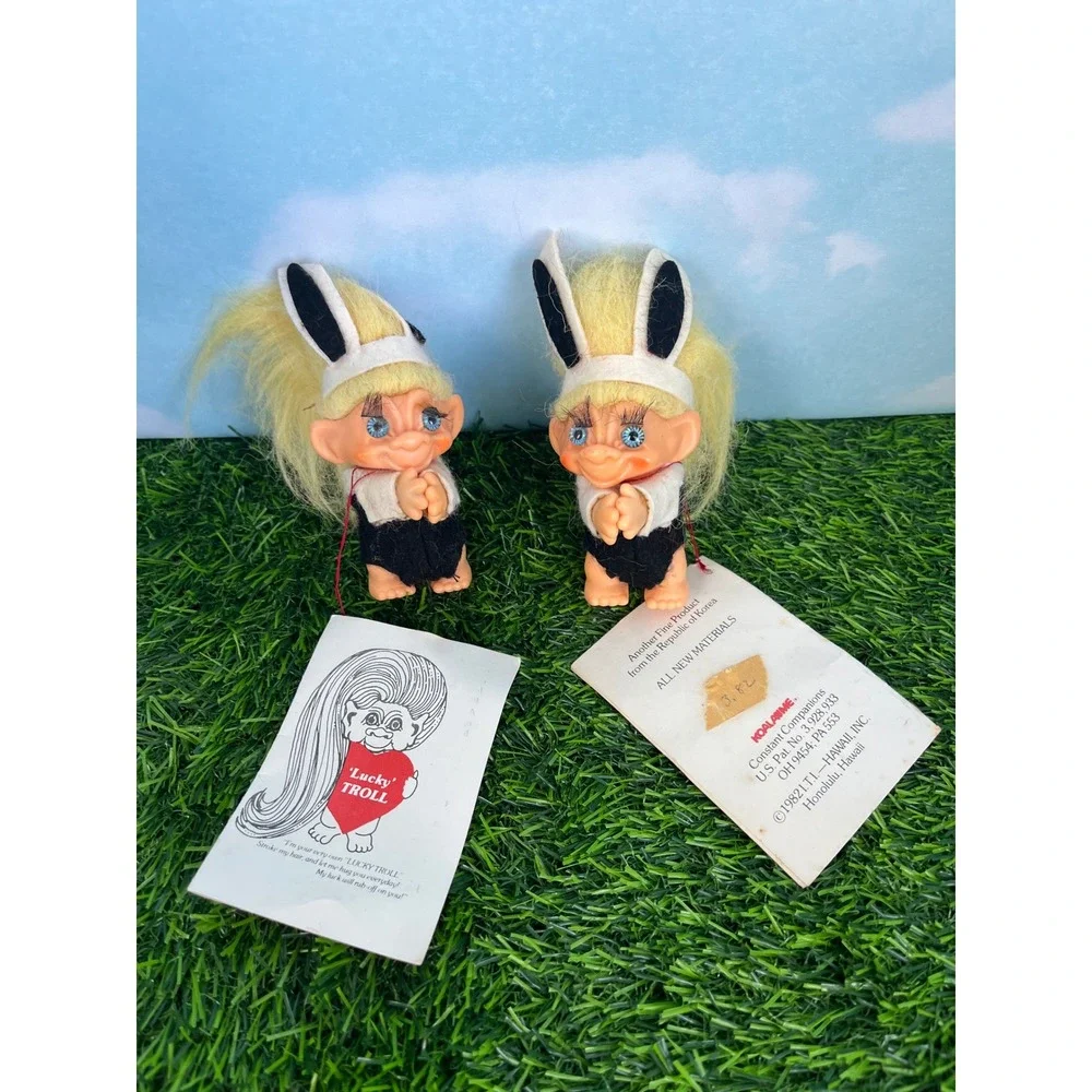 Vintage Scandinavian House Bunny Rabbit Dolls Pair